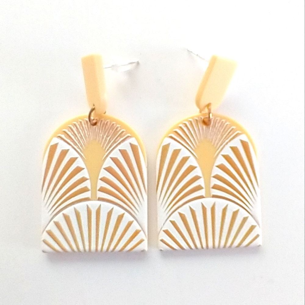 3/$25 Art Deco Earrings